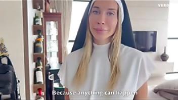 Big ass nun will do whatever it takes to restore this man faithh4tb bunny takes