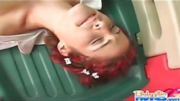 Babysitter priscilla suck sweet hot bud smalltits babysitter