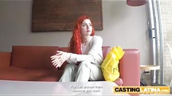 Big ass latina teen enjoyed hardcore fucking in doggystyle after casting petite latina