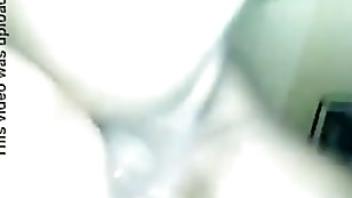 Morrita skate viniendose en trio esposa morrita