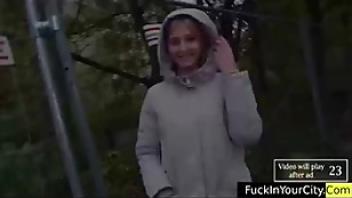 A negro with a big dick bent the blonde with cancer and fucked her on camera getting fucked