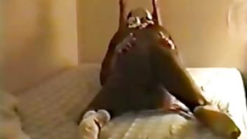 Black stud fucks mom using black