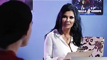 Business milf with huge tits flows from anal fuckingaplax8xc stepmoms business