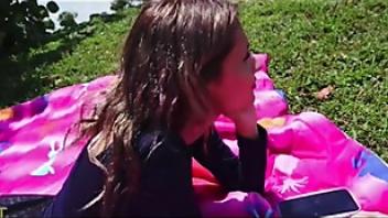 Engages in public park blowjob with stranger followed by first time anal experienceaolvjx masturbation public