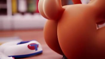 Lola bunny dildo ride weird bunny