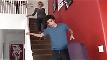 Stepson is leaving home but stepmom gives her pussy to stay1bfscmeo busty stepmom