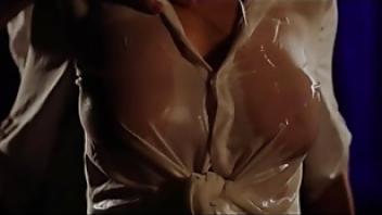 Hot and sensual touches young sensual