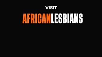Hot and heavy outdoor african lesbian bath makeout and pussy eating tribal lesbian