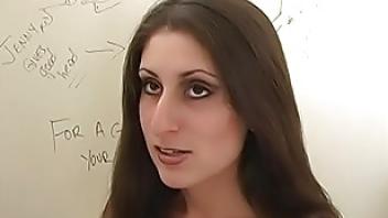 Dasha gives deepthroat blowjob to a bbc gloryhole dicks deepthroat