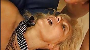 Horny french mature cumshot mature