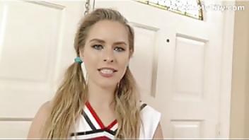 Fat pussy blonde cheerleader fucks her perverted boyfriends dadrb5h hayes fucks
