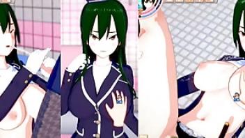  eroge koikatsu re zero crusch re zero crusch rubbed breasts h 3dcg big breasts anime video life in a different world from zero hentai game attractive breasts