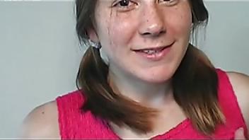 Creampie creamy hairy teen pussy stuffed by stepdadbyqh amateur pussy