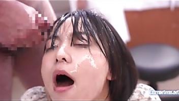 Monami suzu get continuous bukkake when visiting hospital patient takes pints of cum in her face and mouth valentina takes