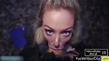 Hot girl in the office is casting and fucking with a man pantyhose office