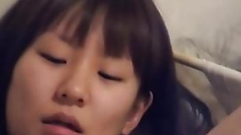 Kinky asian teen rubs fetishist kinky