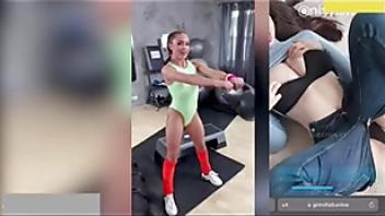 Fitness rooms influencer fucks big dick in gymqflpb boyfriendnegajc fitness