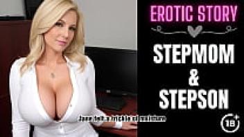 Stepmom amp stepson story she found stepson porn files seductive stepmom