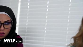 Mylf busty milf doctor vivianne desilva and her muslim assistant bianca bangs cure cock injury psycho doctor